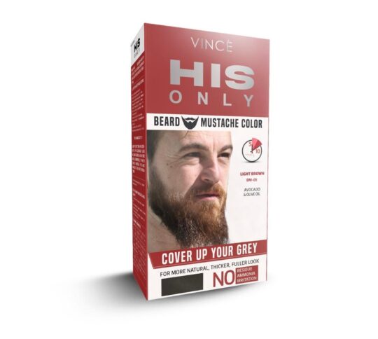 VINCE HIS ONLY(BEARD MUSTACHE COLOR)
